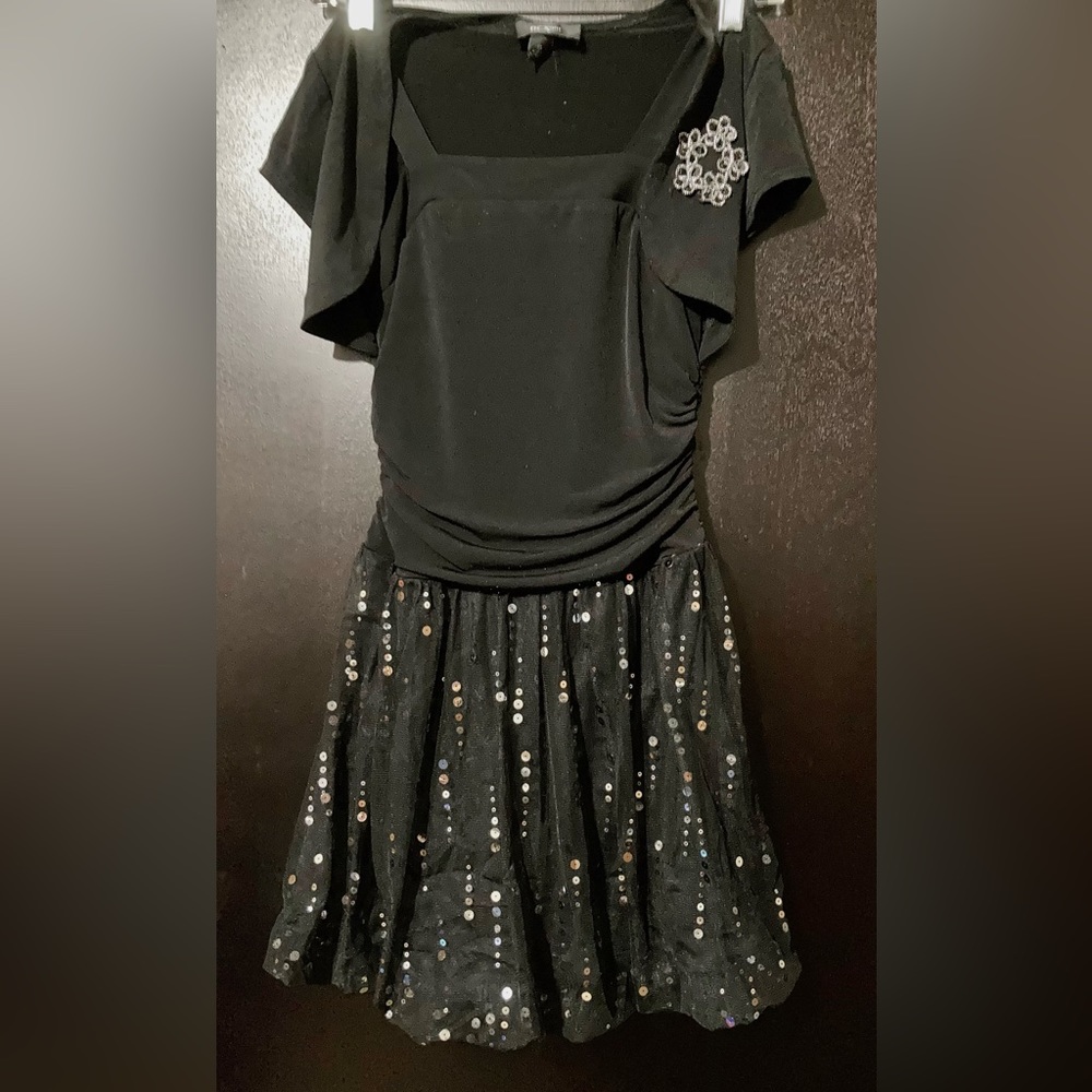 BCX Girl black dress